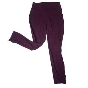 Old Navy womens workout pants maroon plum medium